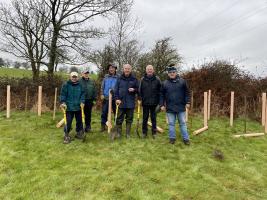 The team that did the tree planting